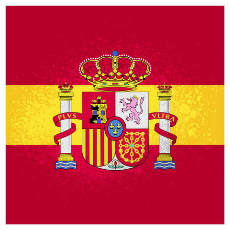 Spain Independence day design card vectorのイラスト素材