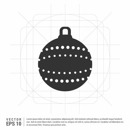 Christmas Ball Iconのイラスト素材