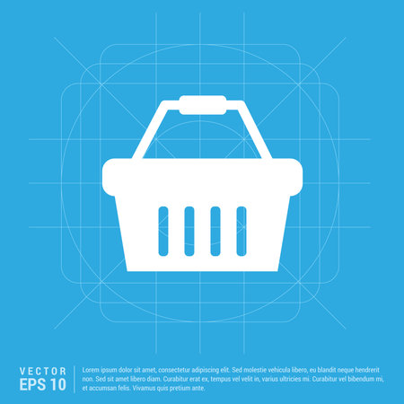 basket iconのイラスト素材