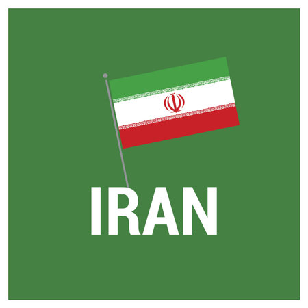 Iran Independence day design vectorのイラスト素材