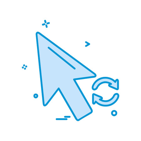 Arrows icon design vectorのイラスト素材