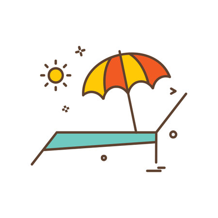 Swimming icon design vectorのイラスト素材