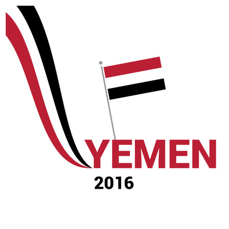 Yemen Independence day design card vectorのイラスト素材