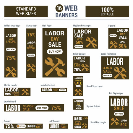 Happy Labour day design with creative background vectorのイラスト素材