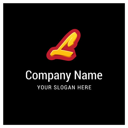 Alphabetical logo design with creative typography vectorのイラスト素材