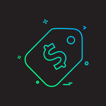 Sale tag icon design vectorのイラスト素材