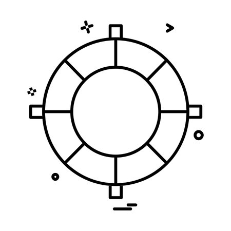 Swimming icon design vectorのイラスト素材