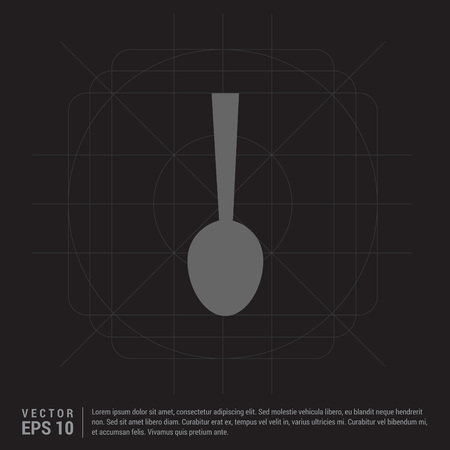 spoon iconのイラスト素材