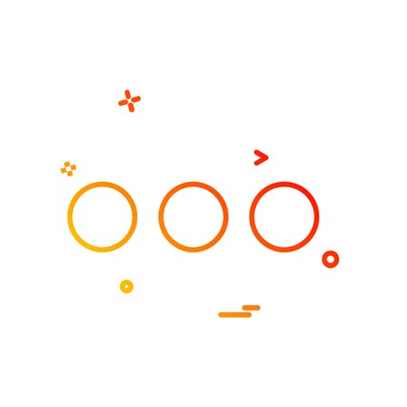 Menu icon design vectorのイラスト素材