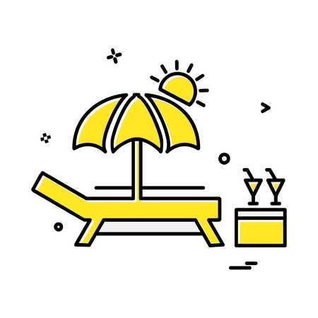 Swimming icon design vectorのイラスト素材