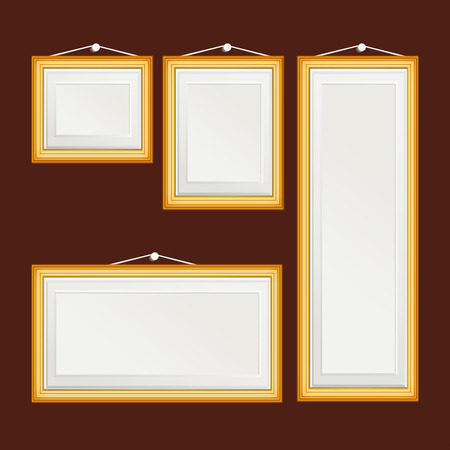 Picture frame design with elegent designのイラスト素材