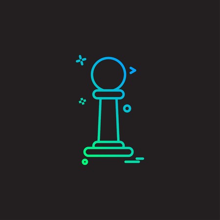 oscar film icon vector designのイラスト素材