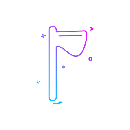 Labour tool icon design vectorのイラスト素材