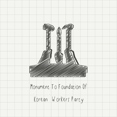 World Famous landmarks design with creative background vectorのイラスト素材