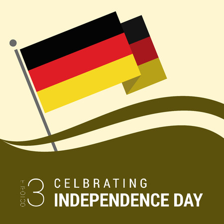 Germany Indpendence day design vectorのイラスト素材