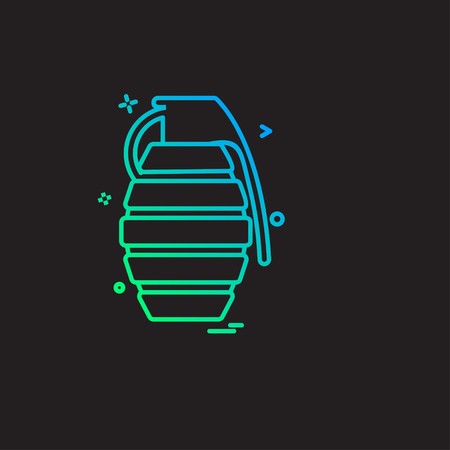 Army icon design vectorのイラスト素材