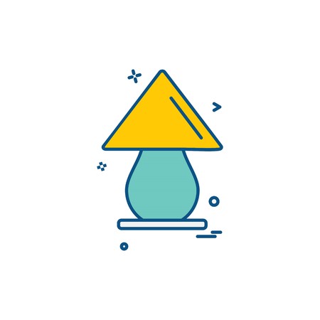 Furniture icon design vectorのイラスト素材