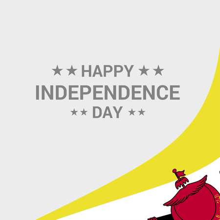 Brunei independence day designのイラスト素材