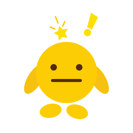 Sad Emoji icon design vectorのイラスト素材
