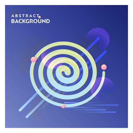 Abstract line background with blue background vectorのイラスト素材