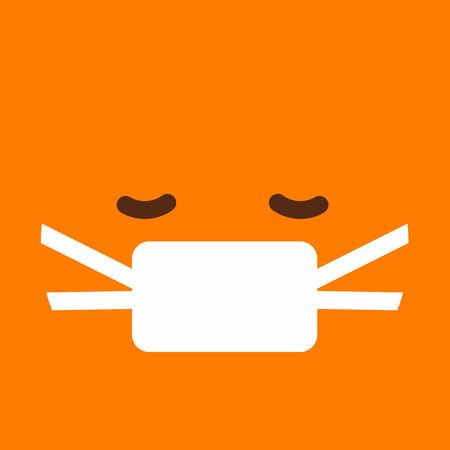 Shocked emoji icon design vectorのイラスト素材