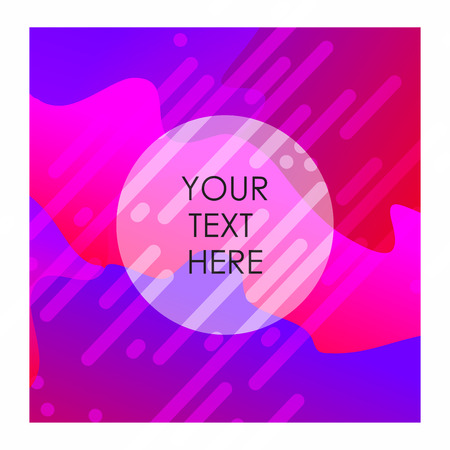 Multicolor background with typography vectorのイラスト素材