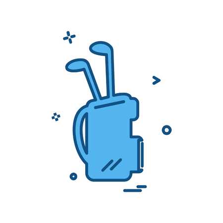 Golf icon design vectorのイラスト素材