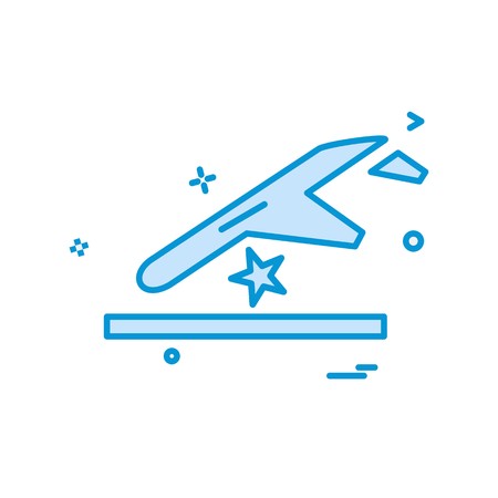 Accident icon design vectorのイラスト素材