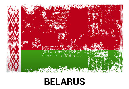 Belarus flag design vectorのイラスト素材