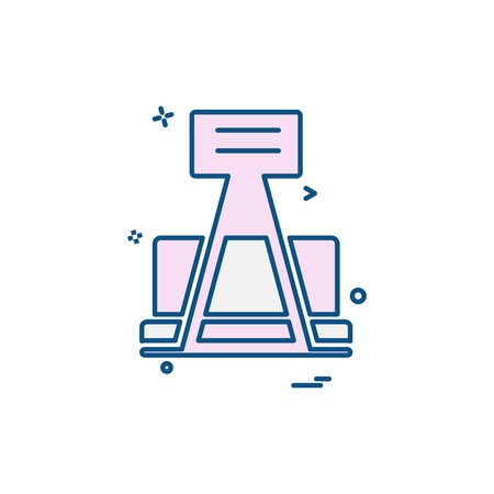 Business icon design vectorのイラスト素材