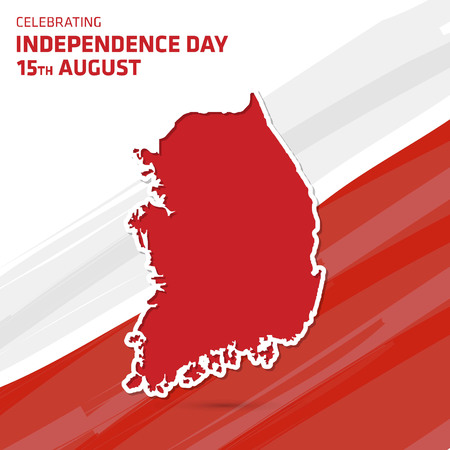 South Korea Independence day design vectorのイラスト素材
