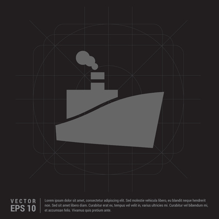 Ship iconのイラスト素材