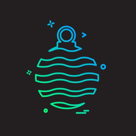 Christmas ball icon design vectorのイラスト素材