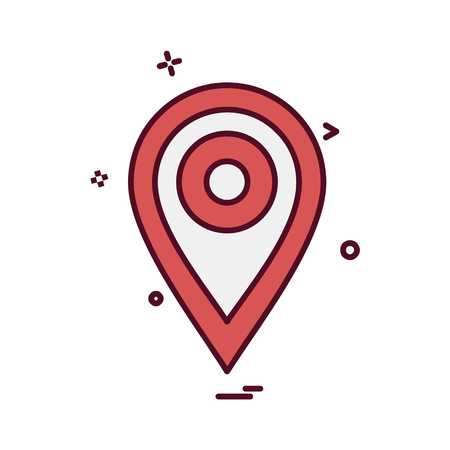 Navigation icon design vectorのイラスト素材