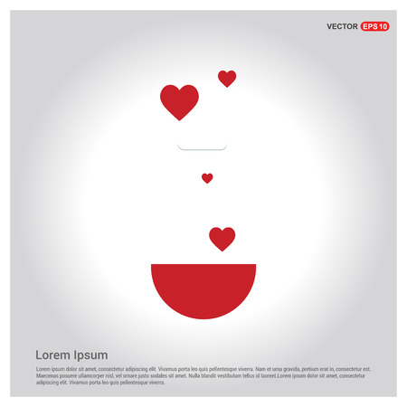Valentine's day design typography and card with elegent design vectorのイラスト素材