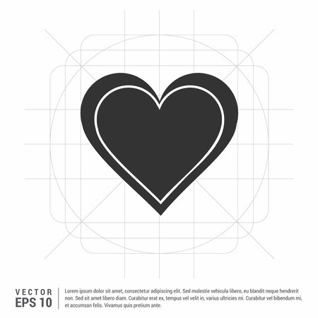 Heart iconのイラスト素材
