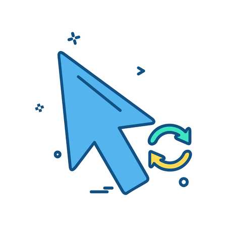 Arrows icon design vectorのイラスト素材