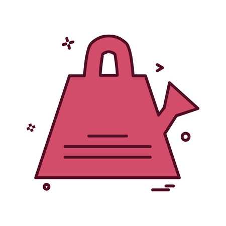 Water Shower icon design vectorのイラスト素材