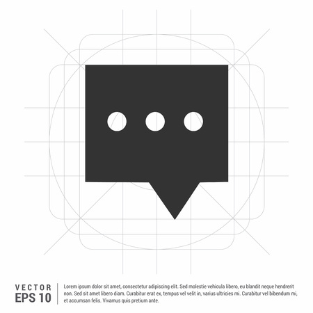 Speech bubble iconのイラスト素材