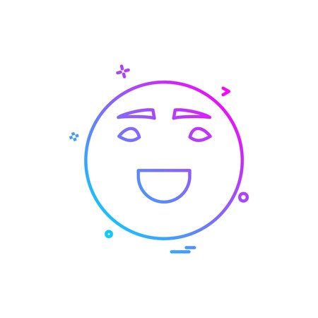 Emoji icons design vectorのイラスト素材