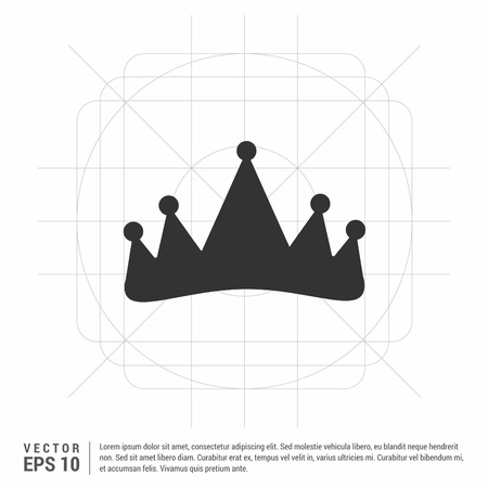 Crown iconのイラスト素材