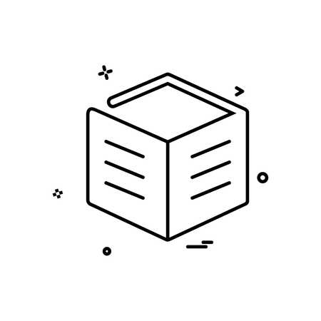 Cube icon designのイラスト素材