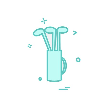 Golf icon design vectorのイラスト素材