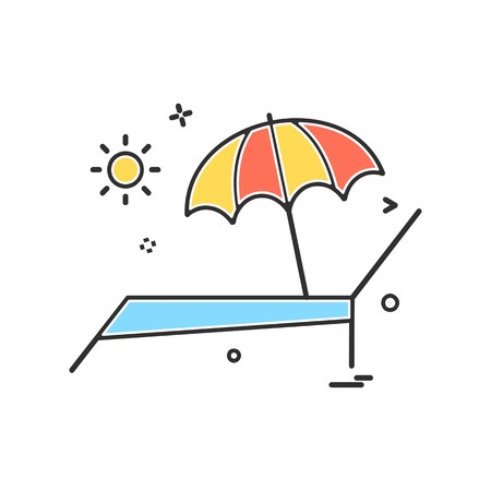 Swimming icon design vectorのイラスト素材