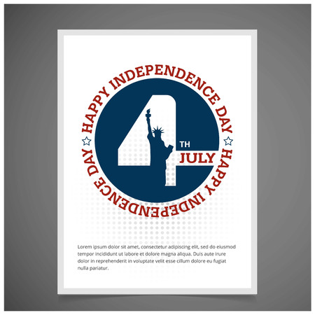 USA Indpendence day design vectorのイラスト素材