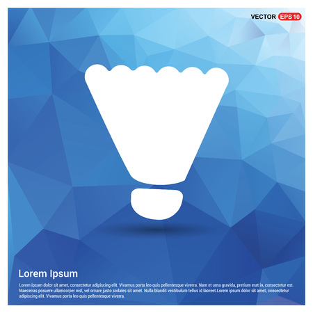 Shuttlecock Iconのイラスト素材