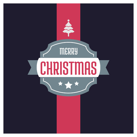 Merry Christmas card design vectorのイラスト素材