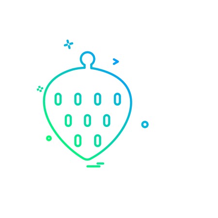 Hearts icon design vectorのイラスト素材