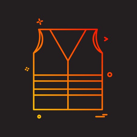 vest icon vector designのイラスト素材