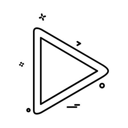 Media icon design vectorのイラスト素材